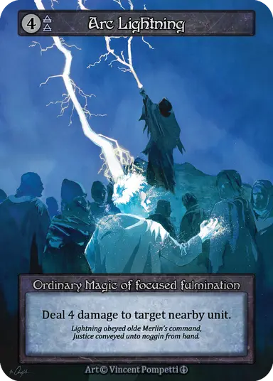 (FOIL) Arc Lightning - Arthurian Legends - NM