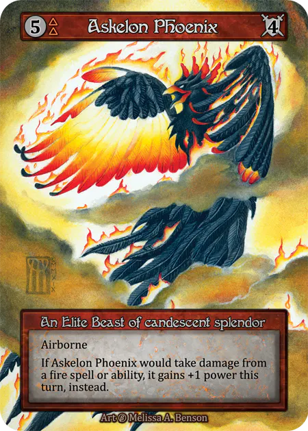 (FOIL) Askelon Phoenix - Beta* - NM