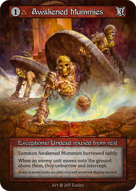 (FOIL) Awakened Mummies - Beta* - NM