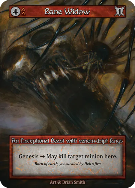 (FOIL) Bane Widow - Beta* - NM