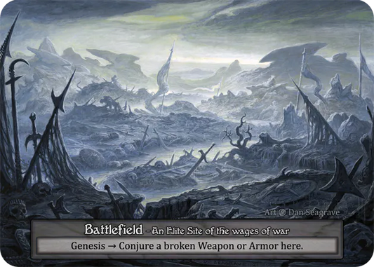 (FOIL) Battlefield - Beta* - NM