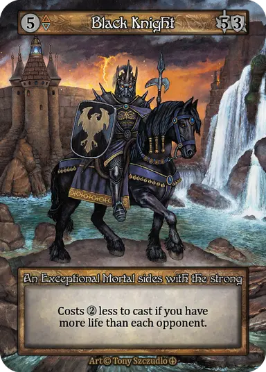 (FOIL) Black Knight - Arthurian Legends - NM