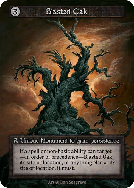 Blasted Oak - Beta* - NM