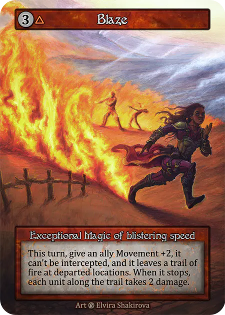 (FOIL) Blaze - Beta* - NM