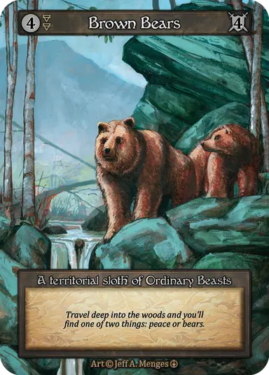 Brown Bears - Arthurian Legends - NM