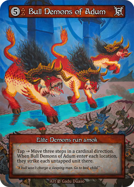 Bull Demons of Adum - Beta* - NM