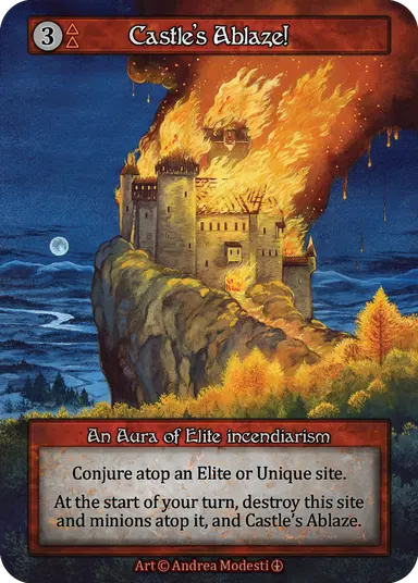 Castle's Ablaze! - Arthurian Legends - NM