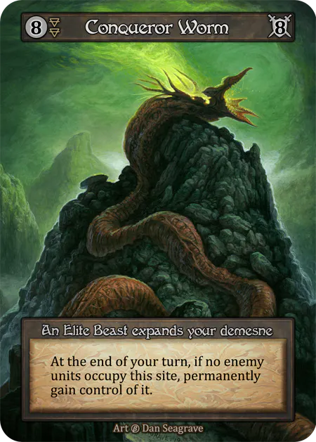 (FOIL) Conqueror Worm - Beta* - NM