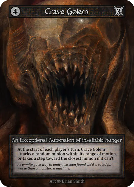 Crave Golem - Beta* - NM