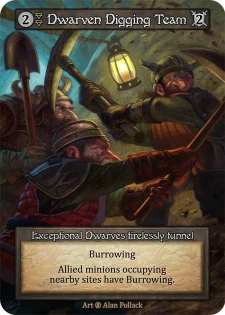 (FOIL) Dwarven Digging Team - Beta* - NM