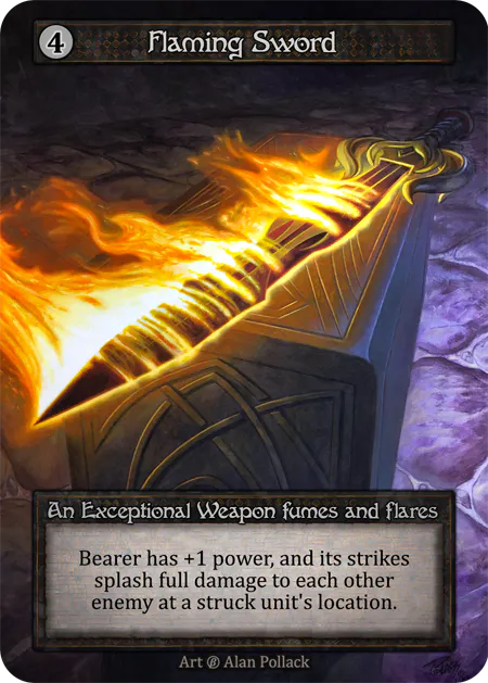 Flaming Sword - Beta* - NM