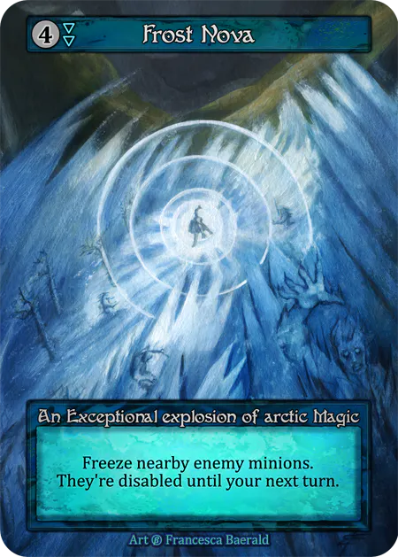 (FOIL) Frost Nova - Beta* - NM