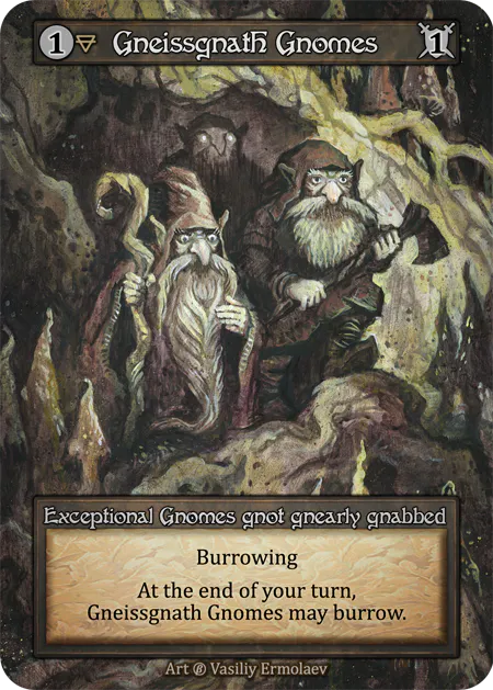 (FOIL) Gneissgnath Gnomes - Beta* - NM