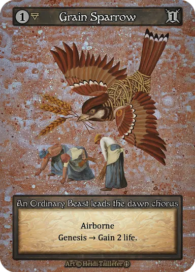 (FOIL) Grain Sparrow - Arthurian Legends - NM