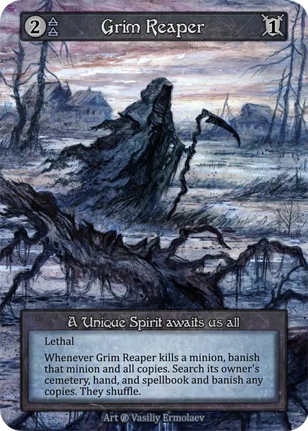 (FOIL) Grim Reaper - Beta* - NM