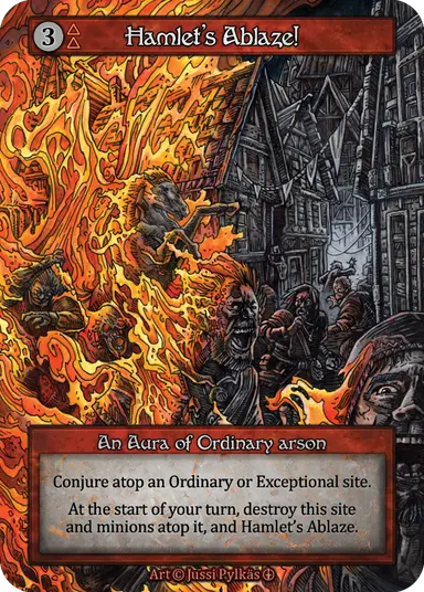 (FOIL) Hamlet's Ablaze! - Arthurian Legends - NM