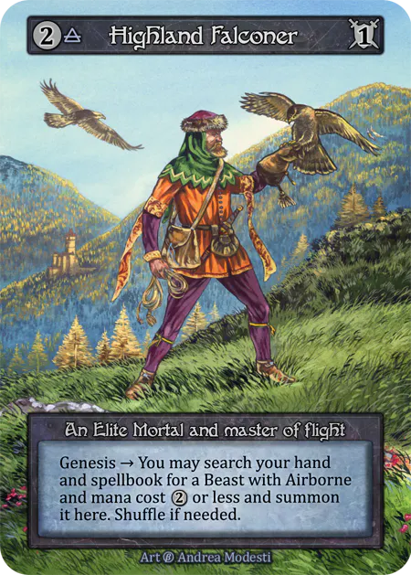 Highland Falconer - Beta* - NM