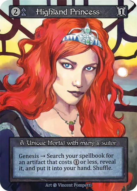 (FOIL) Highland Princess - Beta* - NM