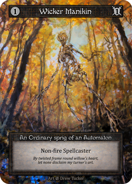 (FOIL) Wicker Manikin - Beta* - NM