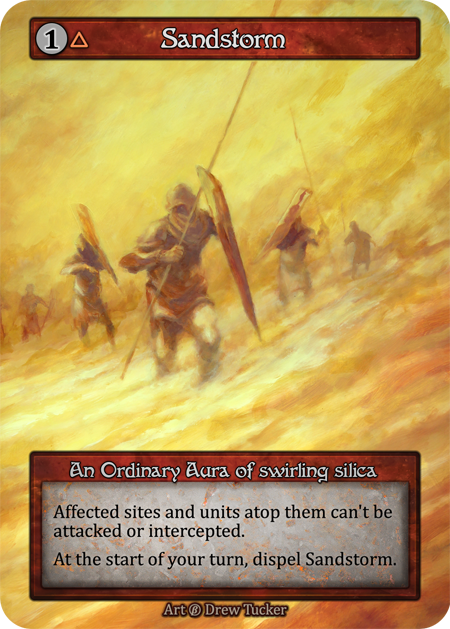 (FOIL) Sandstorm - Beta* - NM