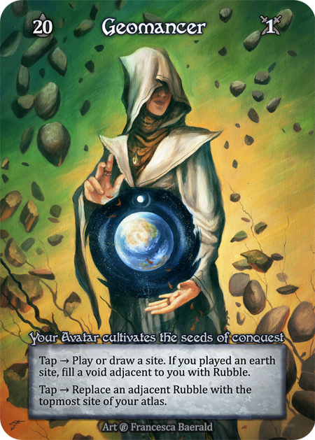 (FOIL) Geomancer - Beta* - NM