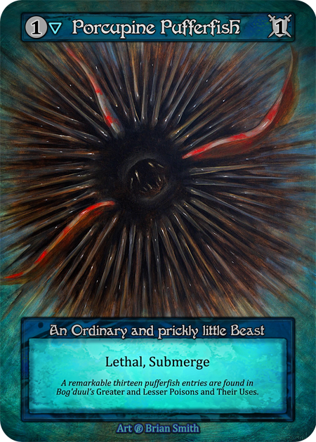 (FOIL) Porcupine Pufferfish - Beta* - NM