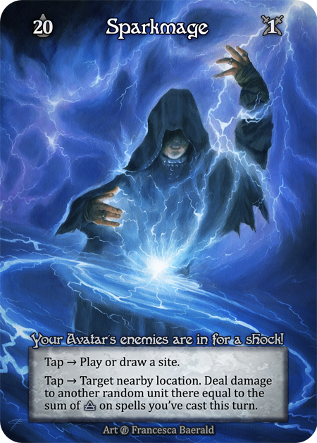 (FOIL) Sparkmage - Beta* - NM