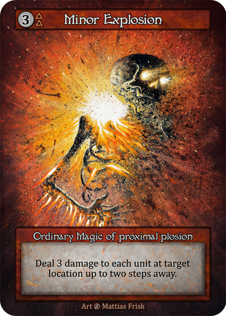 (FOIL) Minor Explosion - Beta* - NM