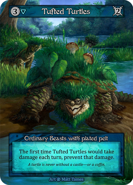 (FOIL) Tufted Turtles - Beta* - NM