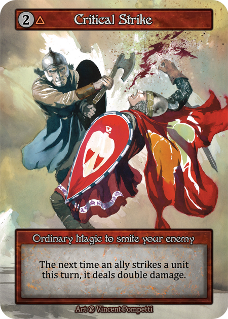 (FOIL) Critical Strike - Beta* - NM