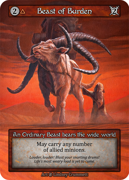 (FOIL) Beast of Burden - Beta* - NM