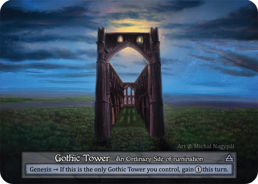 (FOIL) Gothic Tower - Beta* - NM