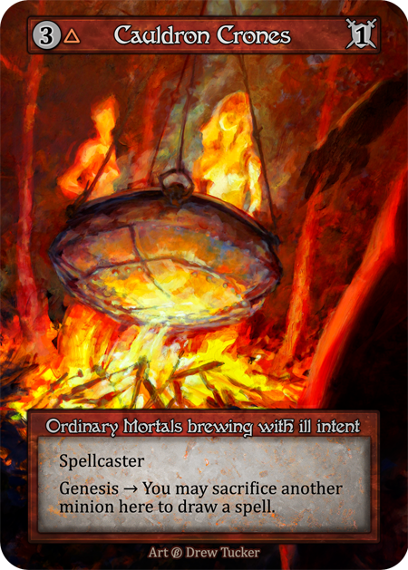 (FOIL) Cauldron Crones - Beta* - NM