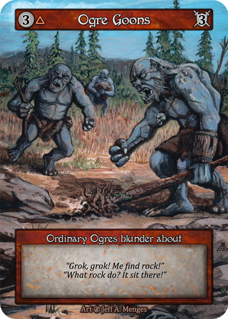 (FOIL) Ogre Goons - Beta* - NM