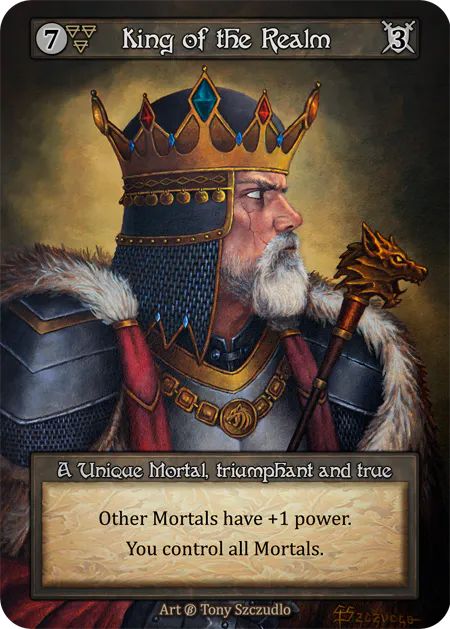 (FOIL) King of the Realm - Beta* - NM