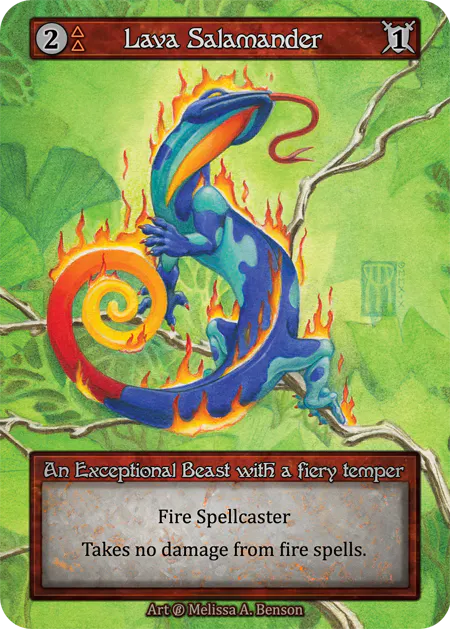 Lava Salamander - Beta* - NM