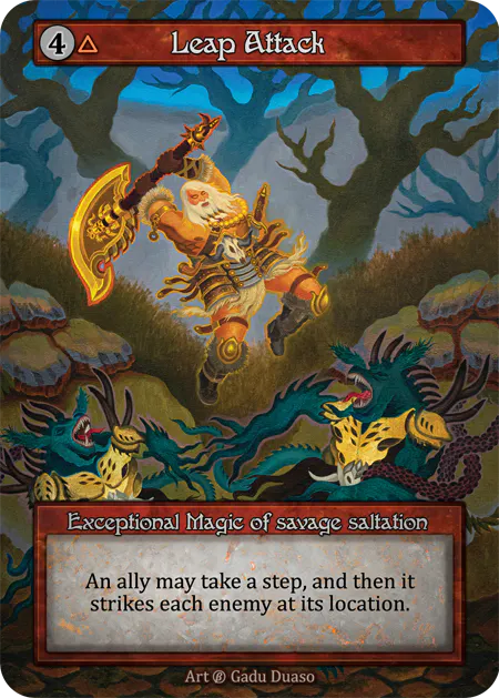 (FOIL) Leap Attack - Beta* - NM