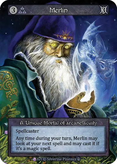 (FOIL) Merlin - Arthurian Legends - NM