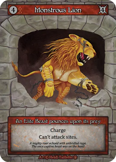 Monstrous Lion - Arthurian Legends - NM