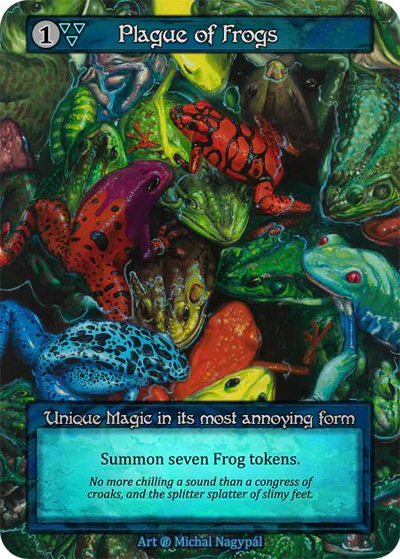 (FOIL) Plague of Frogs - Beta* - NM