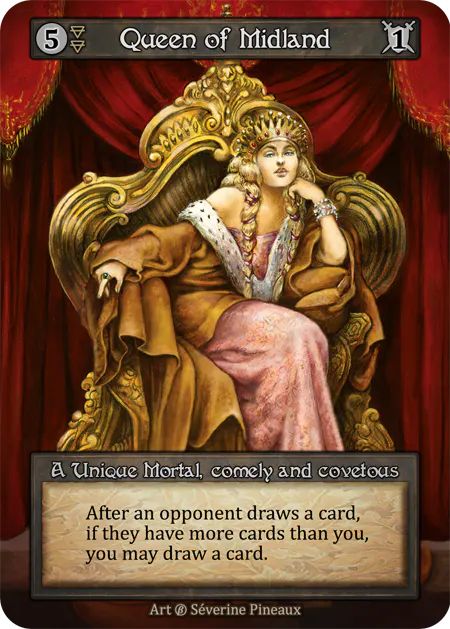 (FOIL) Queen of Midland - Beta* - NM