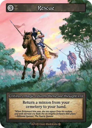 (FOIL) Rescue - Arthurian Legends - NM