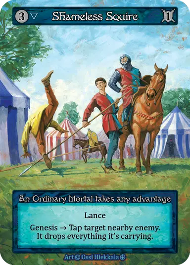 (FOIL) Shameless Squire - Arthurian Legends - NM