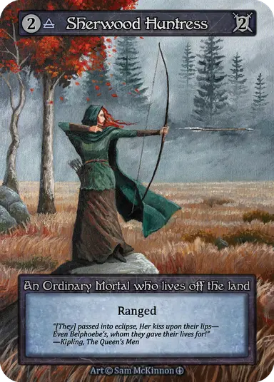 (FOIL) Sherwood Huntress - Arthurian Legends - NM