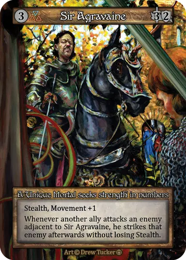 (FOIL) Sir Agravaine - Arthurian Legends - NM