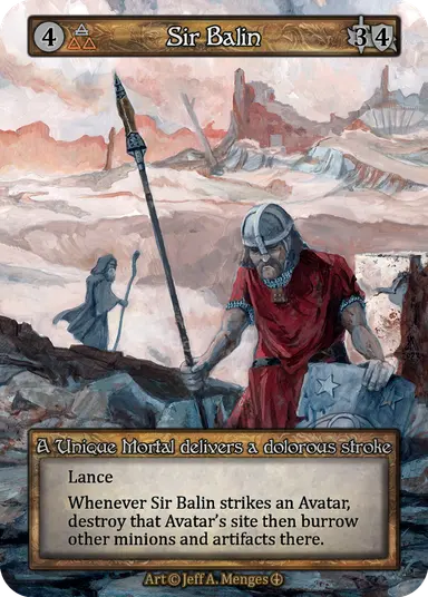 Sir Balin - Arthurian Legends - NM