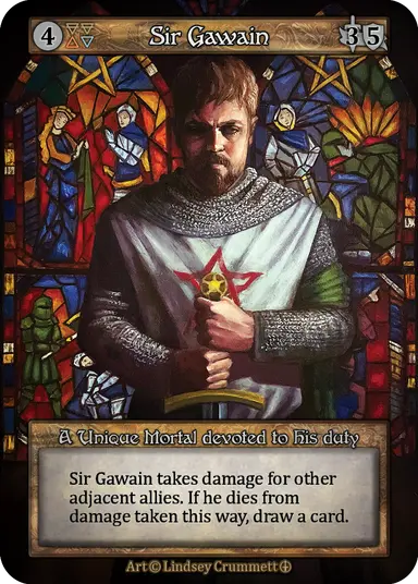 (FOIL) Sir Gawain - Arthurian Legends - NM