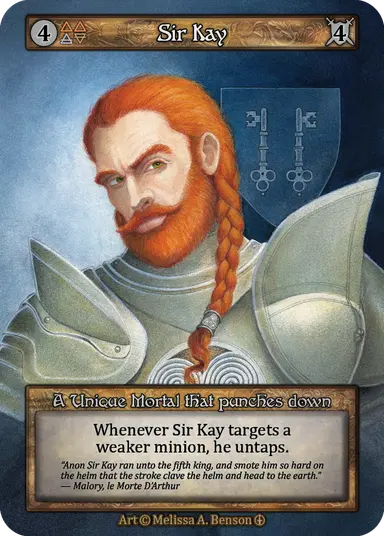 (FOIL) Sir Kay - Arthurian Legends - NM