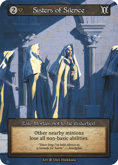 (FOIL) Sisters of Silence - Beta* - NM