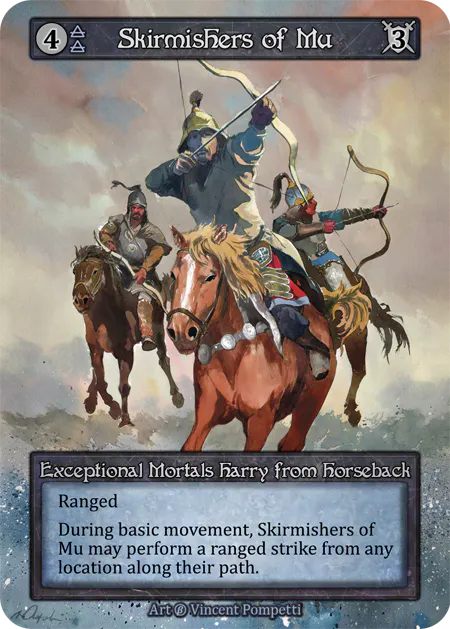 (FOIL) Skirmishers of Mu - Beta* - NM